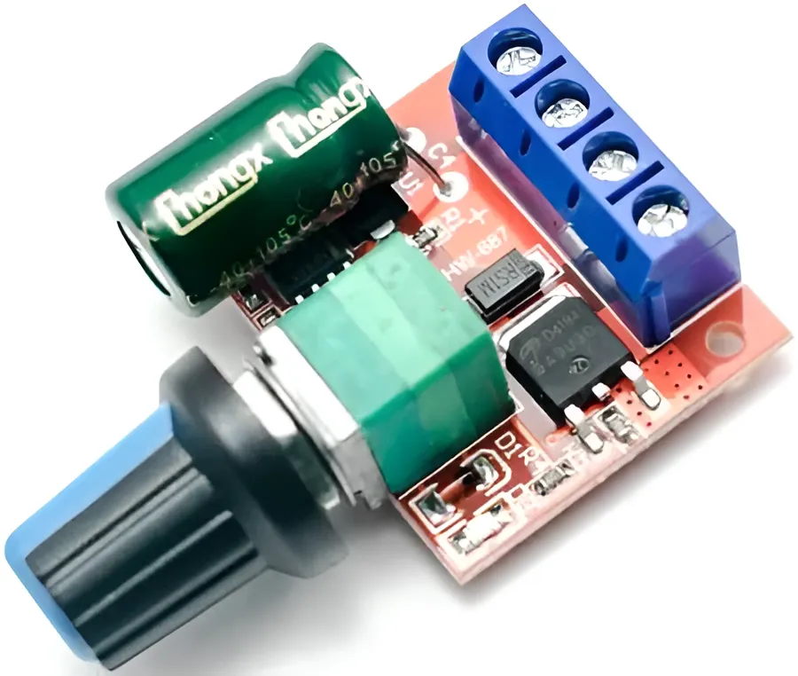 DC Motor Speed Controller 3V–35V 5A PWM Module