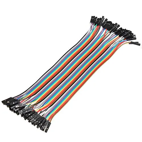 40pcs 20cm Female to Female Dupont Electrical Cable