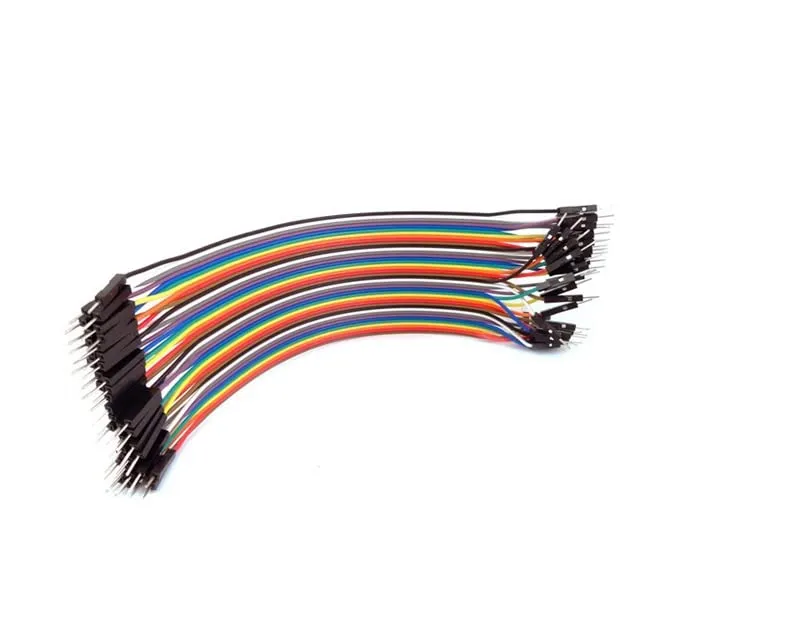 40pcs 20cm male to male Dupont Electrical Cable